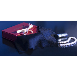 Chilirose String perlé Izia + Mini vibro Noir